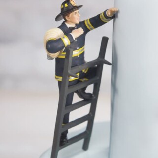 Taarttopper Brandweerman