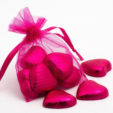 Organza zakjes Fuchsia