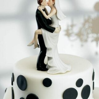 Kissing Couple Taart Toppers