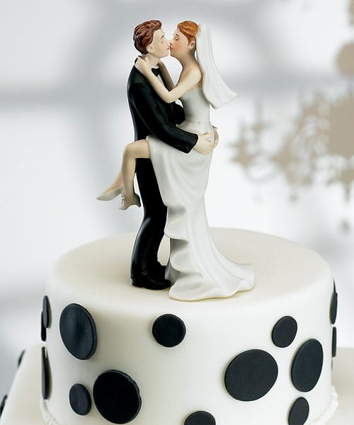 Kissing Couple Taart Toppers