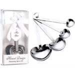 Maatlepels Hart Design Bedankjes voor Bruiloft Roestvrij Staal