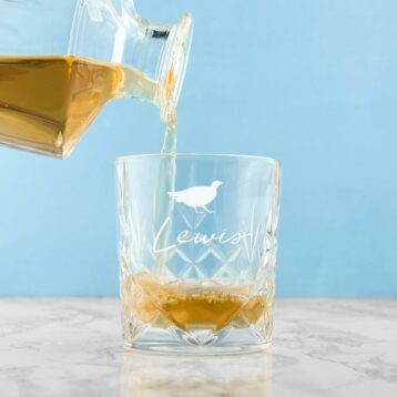 personalised crystal icon whisky tumbler per3837 001