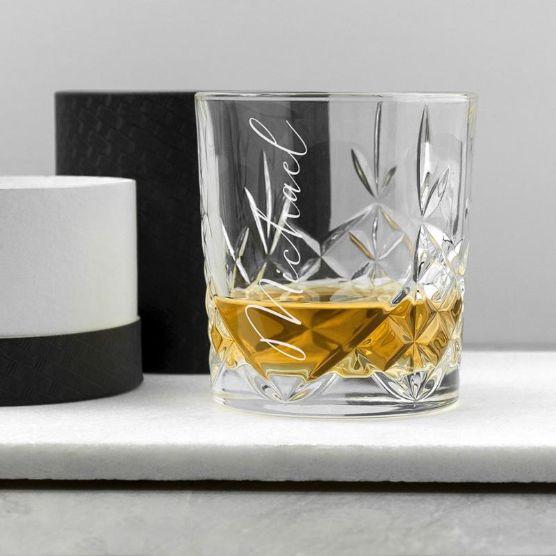 personalised crystal whisky tumbler per3836 001