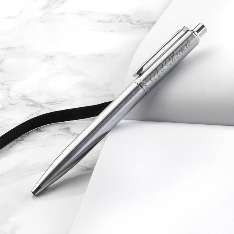 personalised sheaffer steel pen per3193 001