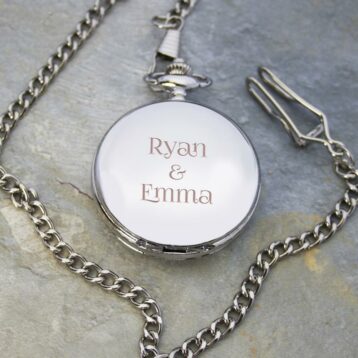 personalised valentines day pocket watch per2557 001