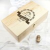 personalised just married wine box per3087 001