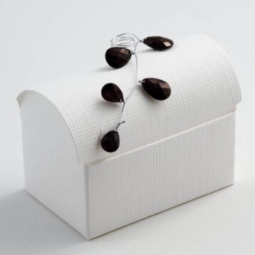 Doosjes Wit Zijdeglans – Koffer model – 7 x 4.5 x 5.2 cm – 10 Stuks