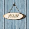 personalised relaxing spa wooden sign per778 001