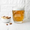 personalised dimpled beer glass per2821 001