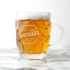 personalised premium dimpled beer glass per2818 001