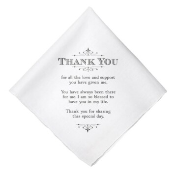 Zakdoek voor Mannen - Thank You