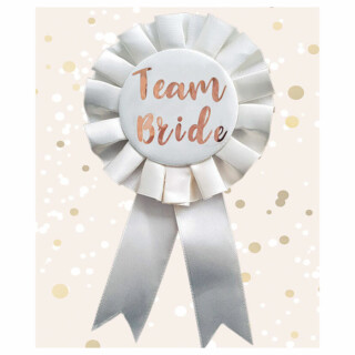 Team Bride Rosette Badge
