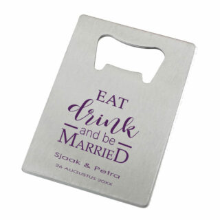Eat, Drink and be Married flesopener