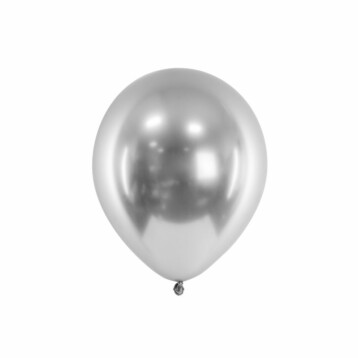 Glossy Ballonnen Zilver