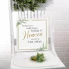 Hartgedragen Herinnering - Liefdevol Herdenkingsbord voor Bruiloften
