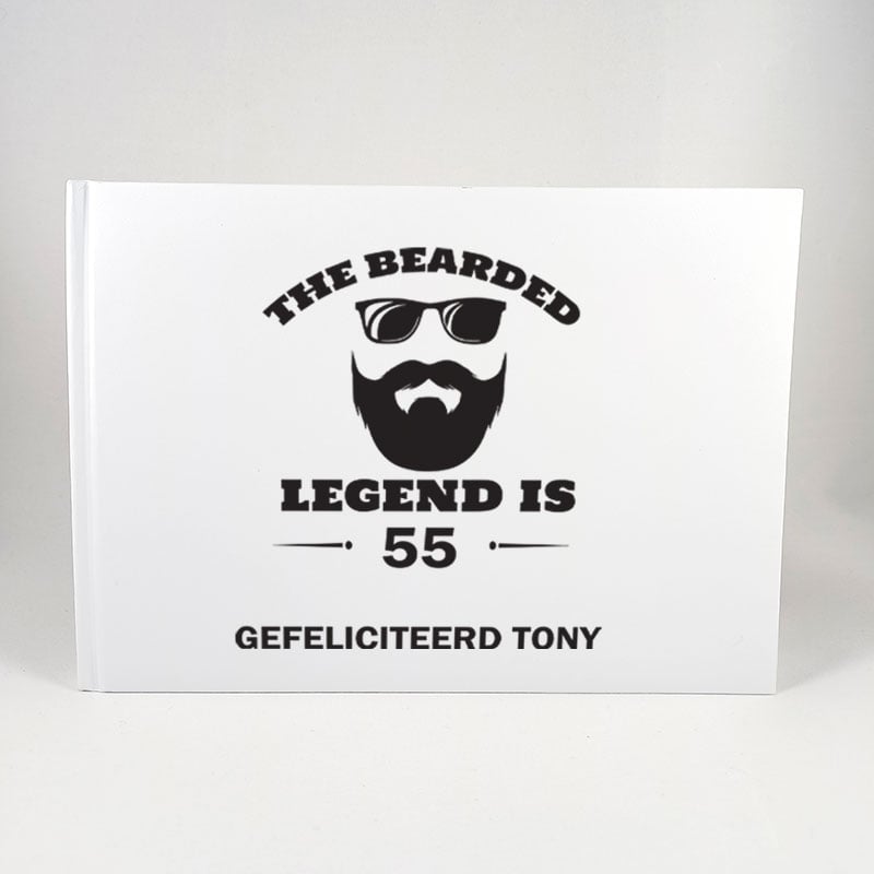 'Bearded Legend' Gastenboek Verjaardag