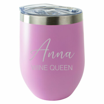 Queen Wine Tumbler - Personaliseerbaar