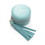 Persoonlijk Reis Juwelendoosje Turquoise met Gepersonaliseerde Naam