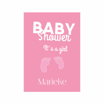 Baby Shower Stickers Girl