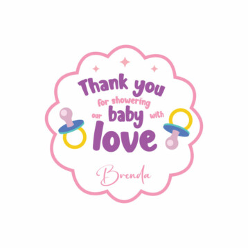 Babyshower Stickers Girl