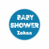 Gepersonaliseerde Babyshower Boy Stickers