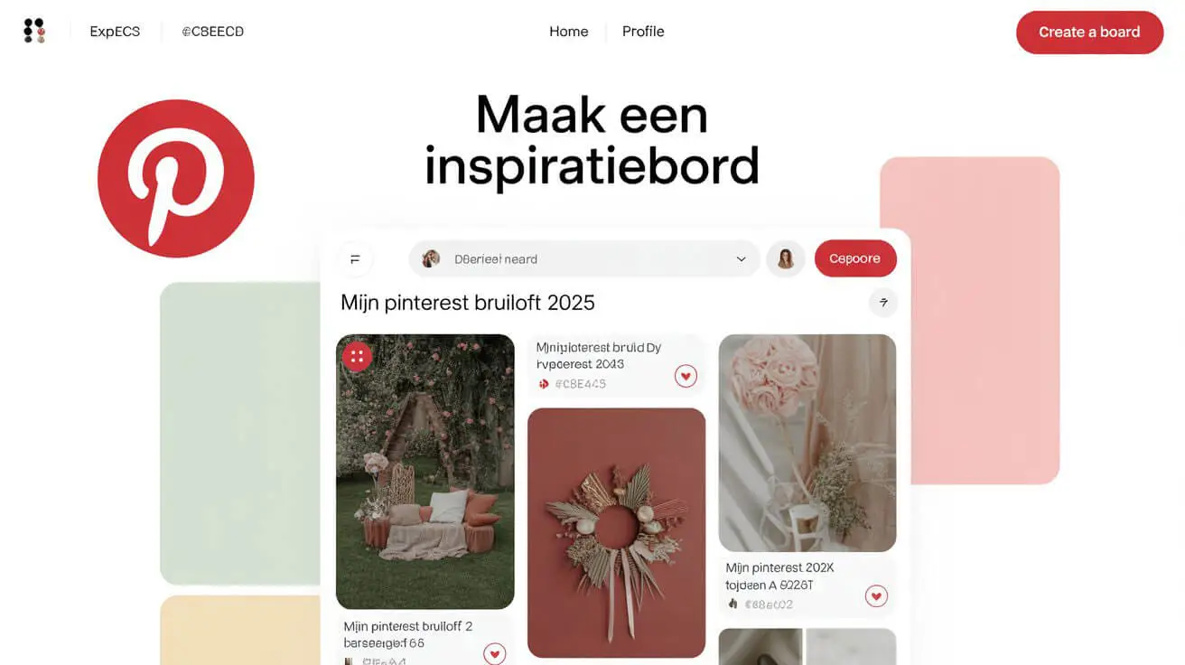 pinterest bord bruiloft inspiratie