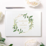 Greenery Bliss Gastenboek Bruiloft met Botanisch Design