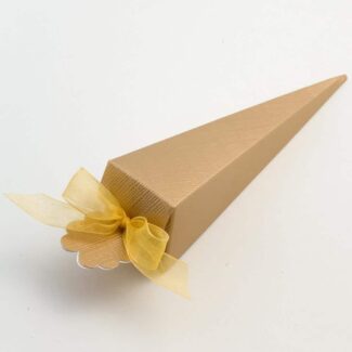 Punt Doosjes Goud Zijdeglans - 15.5 cm - 10 Stuks