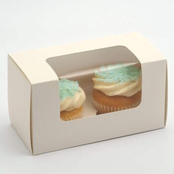 Luxe Cupcake Dozen Antiekwit - 2 cup cakes - 10 Stuks