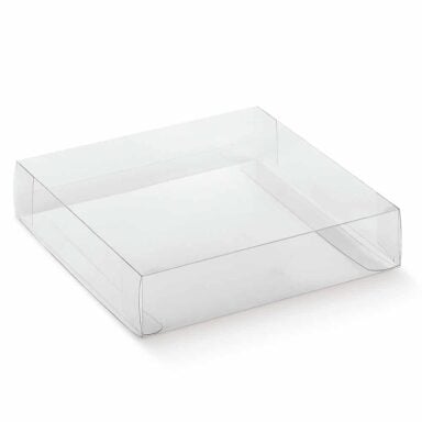 Doorzichtige doosjes (zij-sluiting) 7 x 7 x 2 cm - 10 Stuks