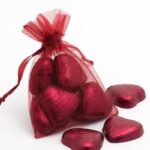 Organza zakjes Bordeaux - 7.5 cm x 10 cm - 10 Stuks