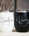 Gepersonaliseerde 25 Jaar Getrouwd Wijn Tumblers