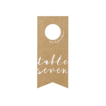 Tafelnummers Kraft - Hangers voor Flessen.2