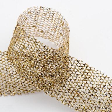 Gaas Glitter Lint Champagne