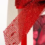 Gaas Glitter Lint Rood - Afbeelding 2