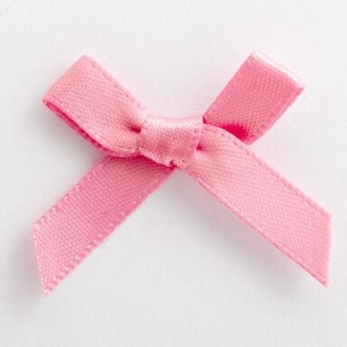 Satijnen Strikjes Oud Roze 3 cm - 100 stuks