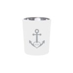 Gepersonaliseerde Anker Design Waxinelichtjes wit