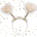 Team Bride Lace & Rose Gold Bopper