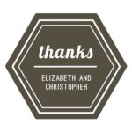 Bedankt Sticker Thanks