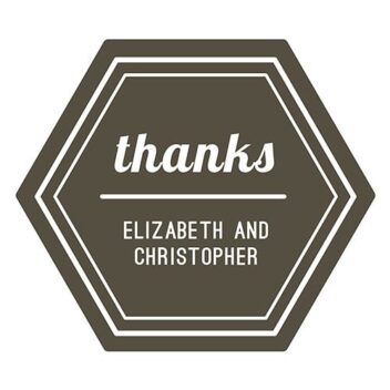 Bedankt Sticker Thanks