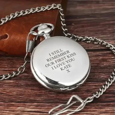 Gepersonaliseerd Heritage Dubbel Zakhorloge 2