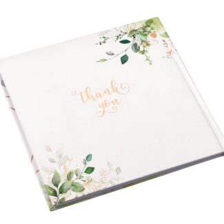 Gastenboek Geometrisch Goud Accent