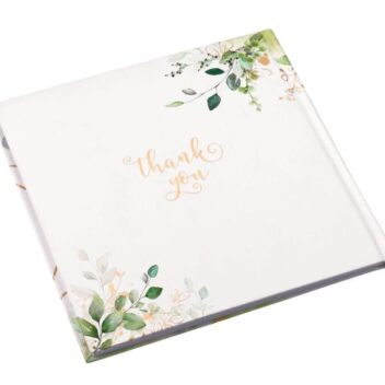 Gastenboek Geometrisch Goud Accent