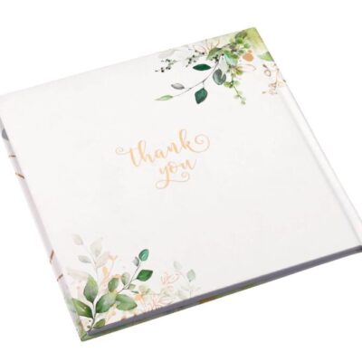 Gastenboek Geometrisch Goud Accent