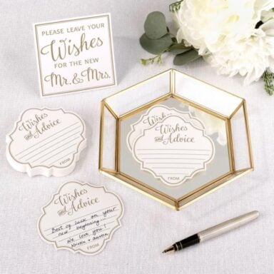 Golden Mirror Tray