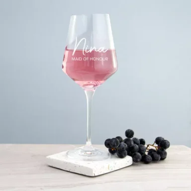Gepersonaliseerd Bruiloft Wijnglas