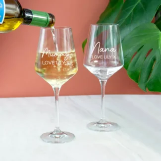 Gepersonaliseerd Mama's Eigen Wijnglas.2