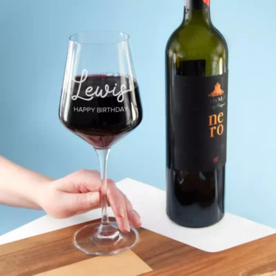 Gepersonaliseerd Wijnglas Verjaardag.2