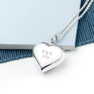 Gepersonaliseerde Hartketting van 925 Sterling Zilver