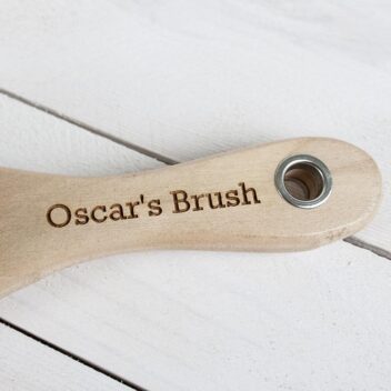 Gepersonaliseerde Houten Hondenborstel